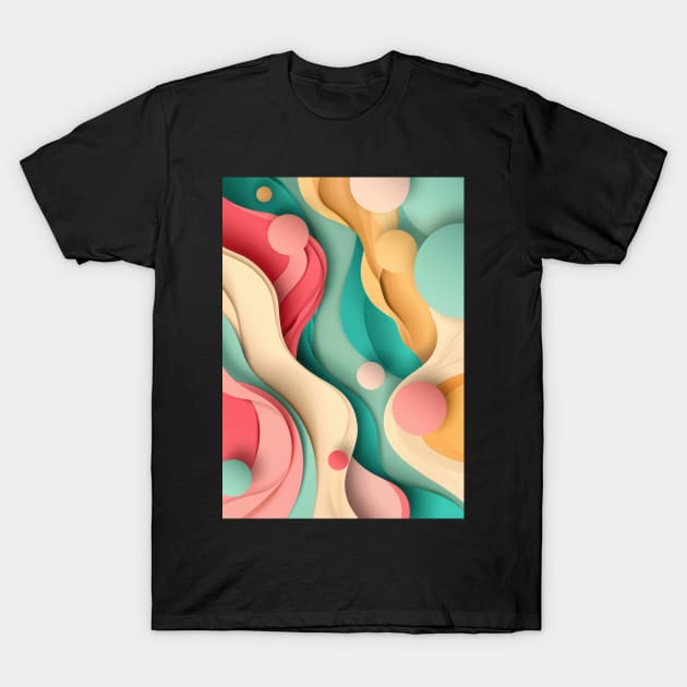 Color Swirl Harmony T-Shirt by star trek fanart and more